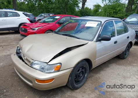 1997 Toyota Corolla Ce from USA, damaged, VIN 1NXBA02E7VZ544005